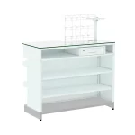 BALCAO CAIXA 1,00X1,20X0,50 BRANCO C CRIST LI - FUNDO