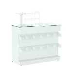 BALCAO CAIXA 1,00X1,20X0,50 BRANCO - FRENTE