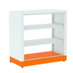 BALCAO COMERCIAL ABERTO 1,00X1,00X0,50 BRANCO C LRJ - FRENTE