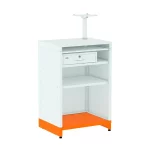 BALCAO TERMINAL 1,00X0,65X0,50 BRANCO C LRJ - FUNDO