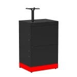 BALCAO TERMINAL 1,00X0,65X0,50 PRETO C VRM - FRENTE